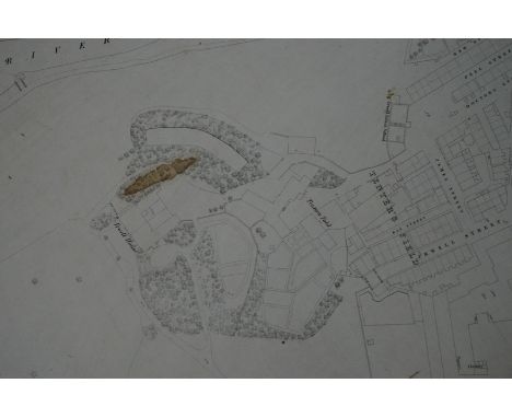° ° Ordnance Survey - Very Large Scale Plans of the suburbs / environs of Bury (Lancs), 5 sheets (as numbered), scale: 5 feet