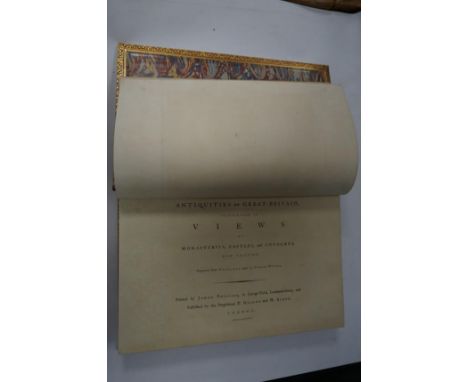 ° ° Britain.- Hearne (Thomas) &amp; William Byrne. Antiquities of Great-Britain, illustrated in Views of Monasteries, Castles