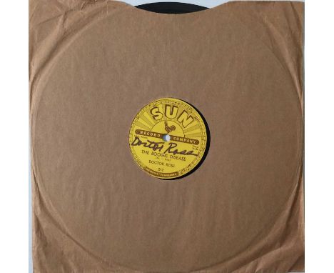 DOCTOR ROSS - SUN 212 SIGNED - THE BOOGIE DISEASE - ORIGINAL US 10" 78RPM RECORDING. Amazing to see signed example of Sun 212