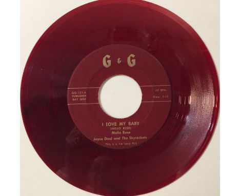 MELLO ROSE/ JOYCE DAUL AND THE SKYROCKETS - I LOVE MY BABY 7" (ROCKABILLY - G&amp;G GG-121). A wonderful female vocal-led cut