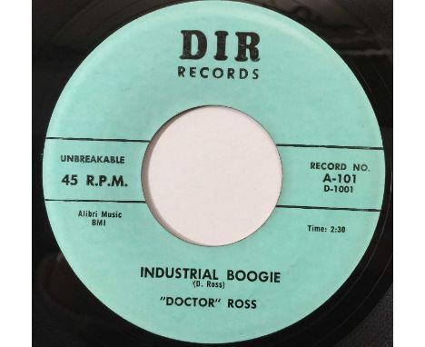 DOCTOR ROSS - INDUSTRIAL BOOGIE/ THIRTY-TWO TWENTY 7" (US BLUES - DIR 101). A superb slice of blues by guitar/ harmonica lege