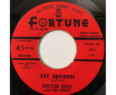 DOCTOR ROSS - CAT SQUIRREL/ THE SUNNYLAND 7" (BLUES - FORTUNE 857). An absolutely stompin' blues jam by harmonica legend Doct