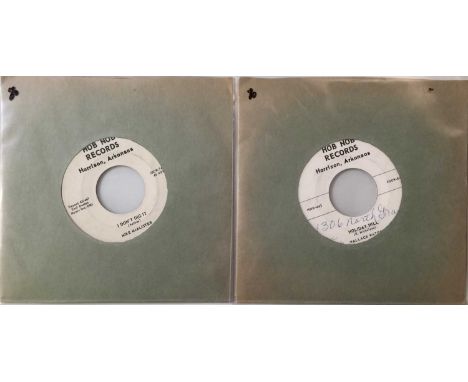HOB NOB RECORDS - ROCKABILLY 7" RARITIES. A superb pack of 2 7" rockabilly rarities on Arkansas label Hob Nob Records. Artist