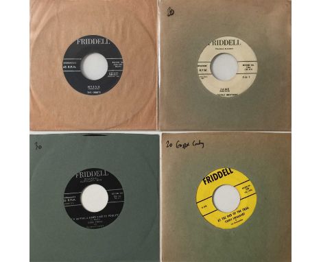 FRIDDELL - 7" RARITIES. A wonderful pack of 4 7" rarities on US label Friddell. Artists/ titles include The Orbits - Hyena/ M