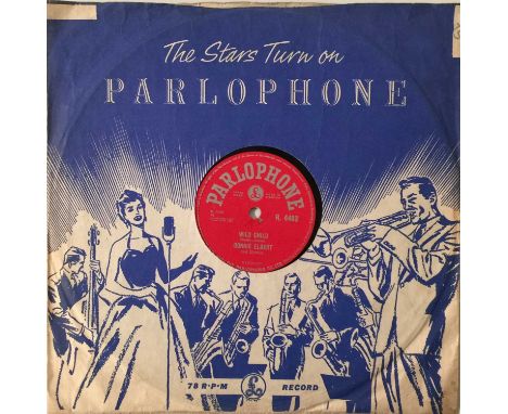 DONNIE ELBERT - WILD CHILD - ORIGINAL UK 10" 78RPM RECORDING (PARLOPHONE R 4403). A totally killer R&amp;B mover from Donnie 
