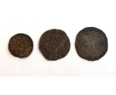 Ireland hammered Henry VIII Groat S6473 h I (Jane Seymour) S6473 GF, Henry III Penny Dublin Mint Rixcard on Dive AVF Portrait