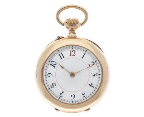 H. Kreitz, Anvers Lever-Escapement 47814 - Ladies pocket watch - approx. 1870. Case: yellow gold (18 kt.) - manual winding- c