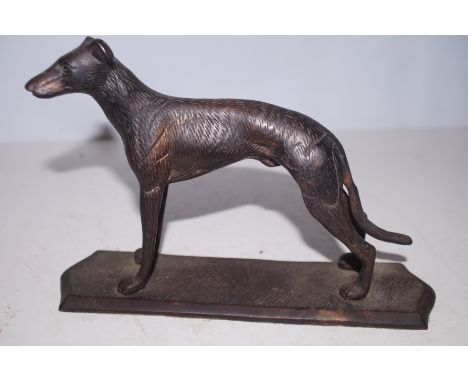 Bronze Model of Greyhound - 20cm Wide