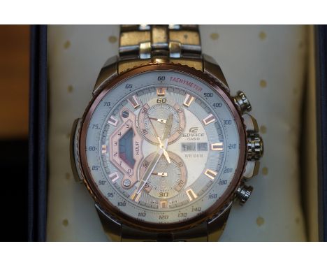 Gents Casio Ediface chronograph wristwatch