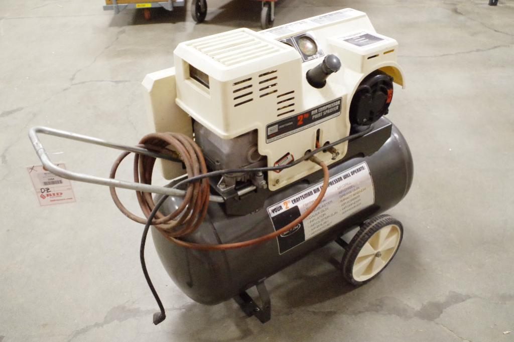 CRAFTSMAN 20 Gallon 2HP 125 PSI Air Compressor/Paint Sprayer M/N 919.15678