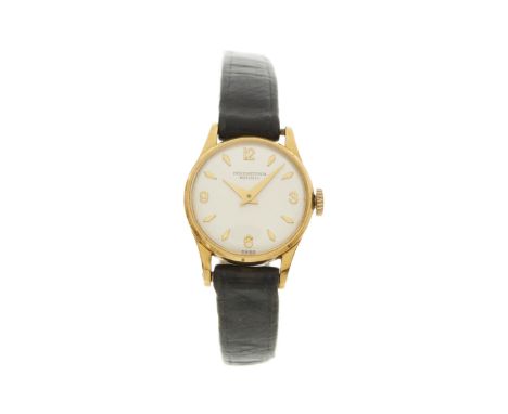 IWC, an 18ct gold wrist watch, signed manual wind movement calibre C.41, case numbered 1645478, import marks for London 1965,