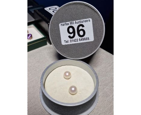 Pair of Large 18ct Pearl Stud Earrings (stamped 750 and have been XRF tested)