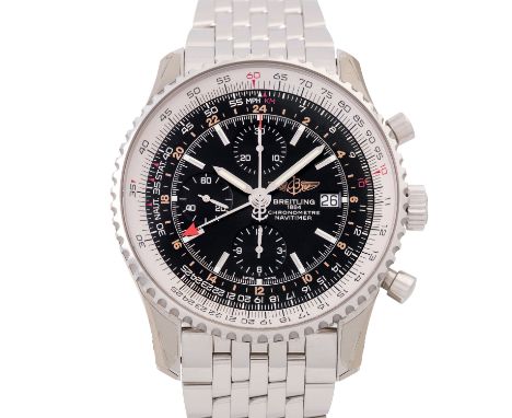 BREITLING Navitimer Ref. A24322 Herren Armbanduhr von 2016. Edelstahl. Band mit Faltschließe. Automatikwerk Kal. 24 in funkti