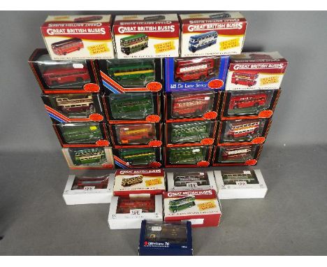 EFE - Atlas - Bachmann - A collection of 26 x boxed bus and truck models in 1:76 scale including # 15616 London Transport Rou