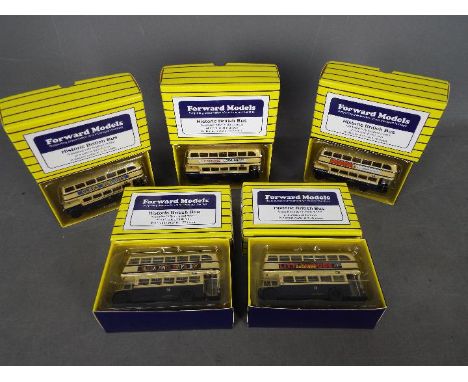 Forward Models - A collection of 5 x boxed Birmingham City Transport and West Midlands PTE bus models in 1:76 scale including