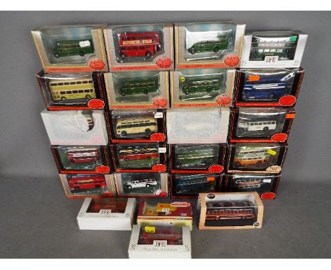 EFE - Corgi - Oxford - A collection of 24 x boxed bus and truck models in 1:76 scale including  limited edition code 3 London