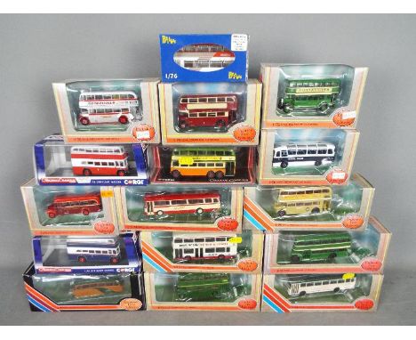 EFE, Britbus, Corgi Original Omnibus - A fleet of 16 diecast 1:76 scale model buses. Lot includes Britbus AN1-22 Park Royal N