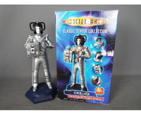 Sixteen 12 Collectables - Dr Who - A boxed limited edition Cyberleader from the Dr Who Classic Statue Collection number 42 of