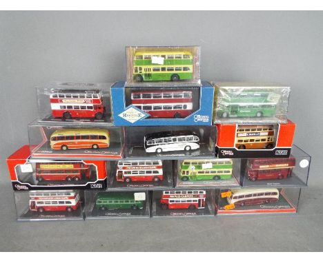 Corgi Original Omnibus - A fleet of 15 x boxed bus models in 1:76 scale including code 3 Ribble Burlingham Seagull, limited e