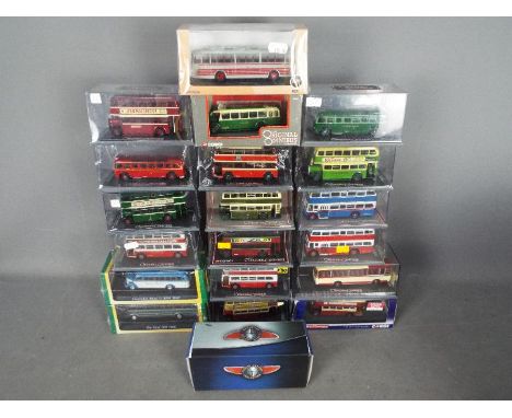 Corgi Original Omnibus - Atlas Editions - A group of 20 x boxed bus models in 1:76 scale including limited edition # OM40901 