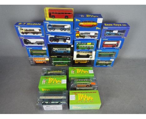 Base Toys - Trux - Britbus - A collection of 21 x boxed bus and truck models in 1:76 scale including limited edition # AN1-28