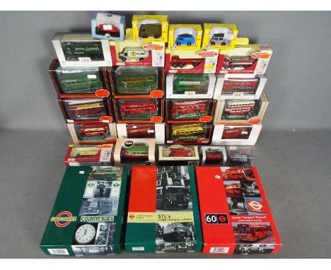 EFE - Trackside - Classix - Oxford - A collection of 28 x boxed vehicles in mostly 1:76 scale including London Transport gift