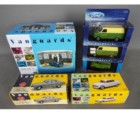 Corgi Vanguards - A collection of 6 x boxed 1:43 scale models including limited edition # PD3002 Rover 3500 V8 Police escort 