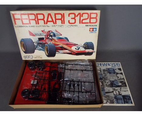 Tamiya - A vintage boxed BS1027 Ferrari 312B 1:12 'Big Scale' plastic model kit. The kit appears to be in Excellent condition