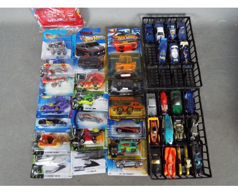 Hot Wheels - A collection of 20 carded and 19 loose Hot Wheels from various series. Carded Hot Wheels include 2011 HW Premier