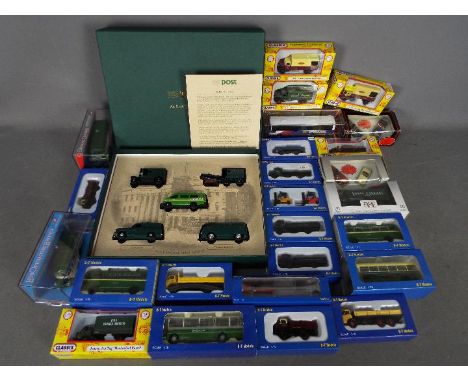 Base Toys, Lledo, Classix, Corgi Original Omnibus, EFE - 25 boxed diecast model vehicles mainly in 1:76 scale. Lot includes L