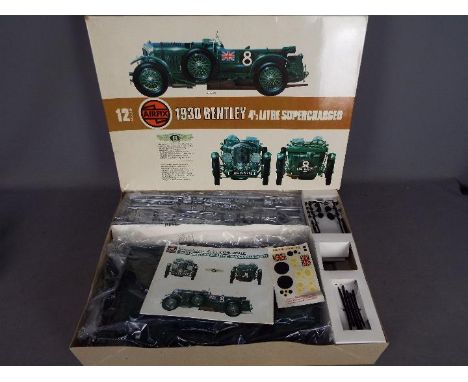 Airfix - A boxed Airfix #2001 1:12 scale 1930 Bentley 41/2 litre Supercharged. plastic model kit. The kit appears to be in Ex