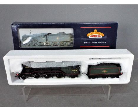 Bachmann Branch-Line - an OO gauge V2 locomotive and tender 2-6-2 'Green Arrow' op no 60800, green BR livery # 31-559, appear