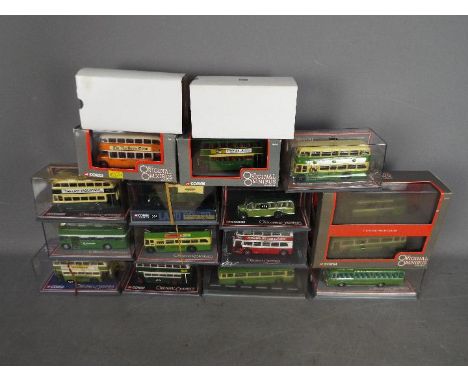 Corgi Original Omnibus - A group of 16 boxed diecast model buses by Corgi OO. Lot includes Corgi OO #43905 Daimler CW Utility