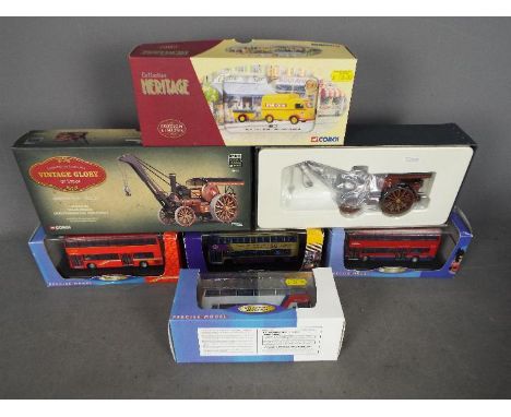 Creative Master Nordcord Ltd, Corgi - Six boxed diecast model vehicles in various scales. Lot includes CMN UKBUS 1005 Alexand