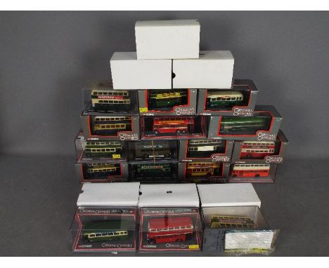 Corgi Original Omnibus - A fleet of 20 boxed diecast model buses by Corgi OO. Lot includes Corgi OO #41904 CMB Leyland PD3/4 