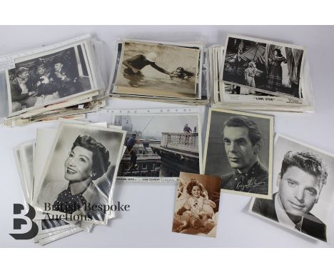 Quantity of film lobby cards and press release photographs. Lobby cards include The Anderson Tapes ft Sean Connery, Easy Ride