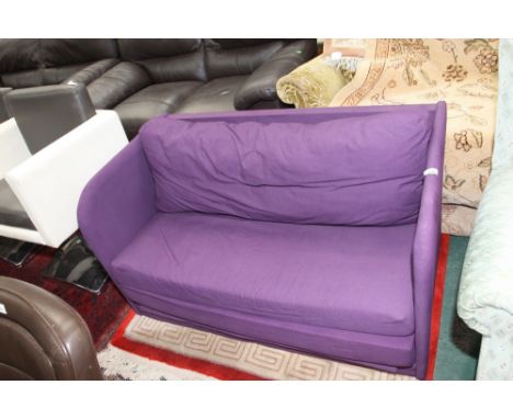 A small two seater sofa