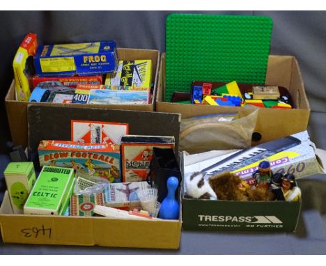 VINTAGE BOARD GAMES AND TOYS to include Monopoly, Subbuteo, Lego and similar
