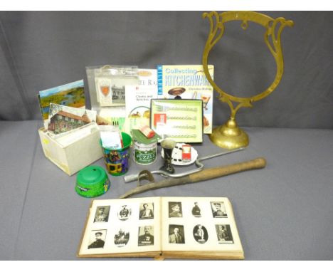 MIXED COLLECTABLES including vintage photograph album, postcards ETC