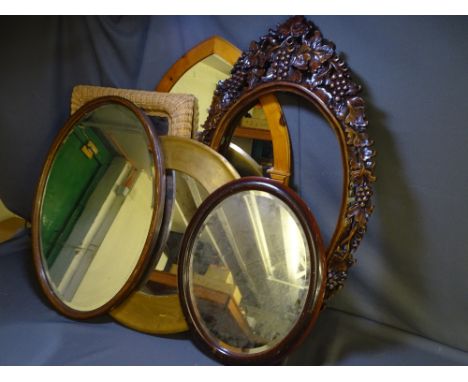 A PARCEL OF VINTAGE MIRRORS AND FRAMES