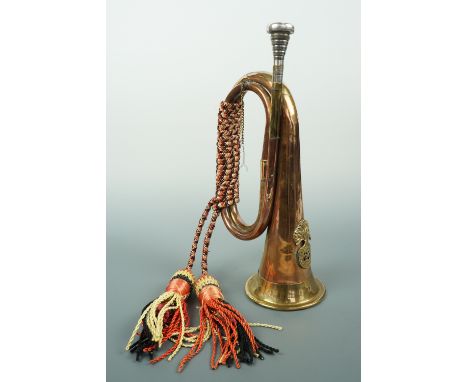 A reproduction regimental bugle