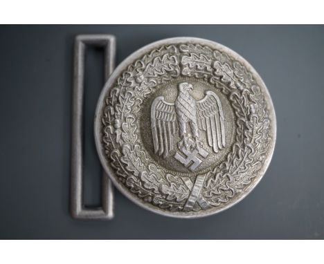 A German Third Reich army officers full dress belt buckle