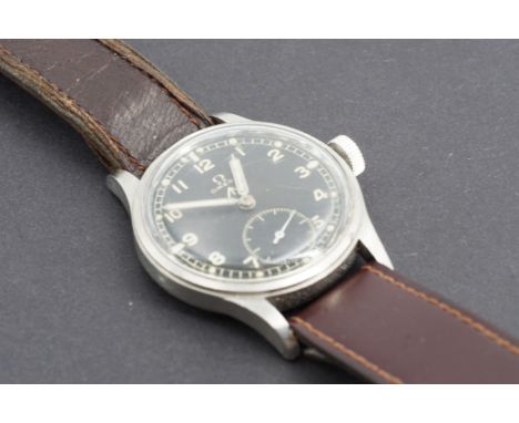A British army Omega WWW wristwatch, (running)