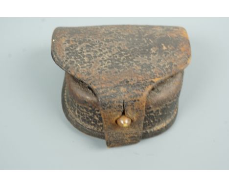 A US Civil War Union army percussion cap pouch