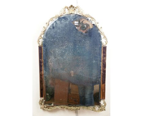 A vintage Atsonea Venetian style arched wall mirror, circa 1950, 70 cm x 45 cm