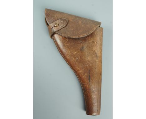 A 1918 dated British Army officer's Sam Browne revolver holster