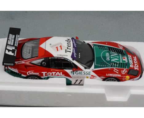 A Kyosho 1:18 die-cast scale model Ferrari 575 GTC, boxed, as-new