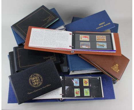 Sixteen albums of First Day Covers for Guernsey, the Isle of Man and Jersey