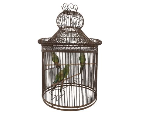 Proantic: Brass Bird Cage - 19th Century