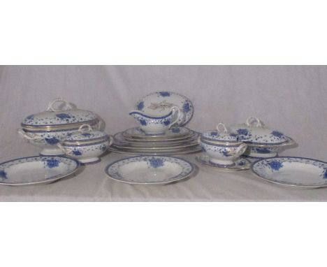 A part Royal China Works, Worcester dinner set, manufactured for H G Stephenson, Manchester